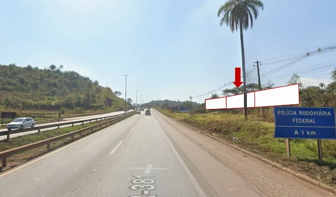 outdoor-cidade-betim-placa-painel-comunicacao-visual-proximo-sentido-betim-rodovia-381-fernao-dias-brumadinho-policia-rodoviaria-federal-mario-campos-policia-trevo-189j